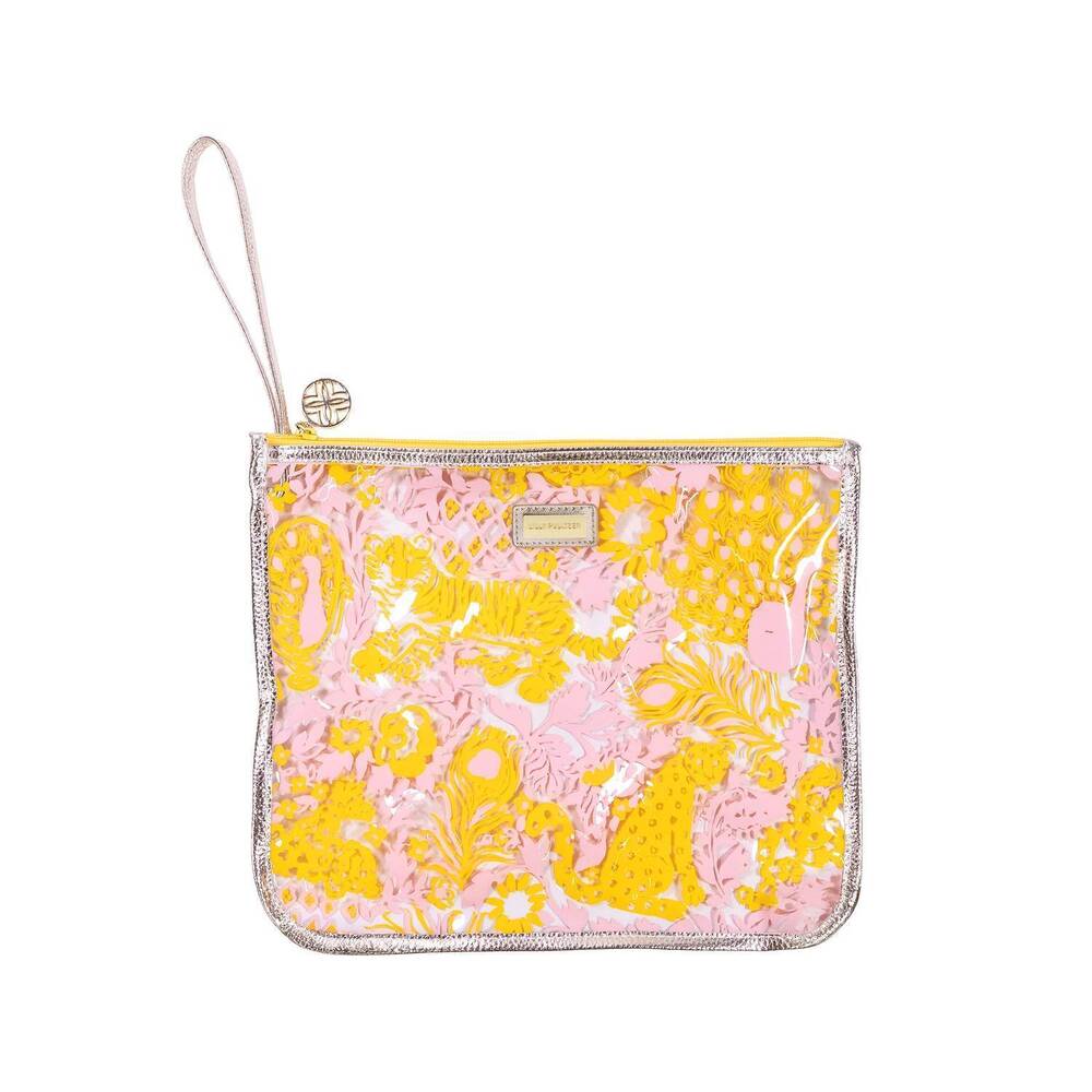 NEW LIFEGUARD PRESS women's paradise pouch in royal zoo home